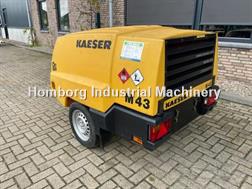 Kaeser M43 Kubota 4,2 m3 / min 7 Bar 30 kW Mobiele Silent