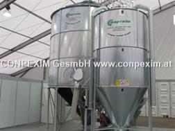 Conpexim Futtersilo 3,1 t fertig montiert