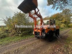 Schmidt FL4 Frontlader Euro Aufnahme Schaufel Unimog 424 4