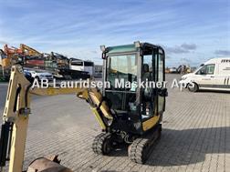 Yanmar SV 18 hurtig skifte og 3 skovle