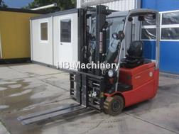 Toyota C3E160, elektrisch, duplomast, side shift Litium-I