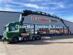 Scania R 490 8x4 Euro 6 Effer 140 Tonmeter laadkraan + Fl