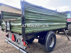 Fliegl Tip vogn med udskudskran og støttefødder