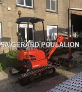 Kubota U15-3 VHG Canopy 1T5  sur chenilles