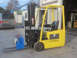 Hyster Heftruck J 1.60 XMT, elek, triplomast, side shift.