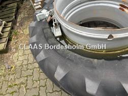 Michelin 650/65R38 Zwillingsräder mit jeweils 6 Kupplern
