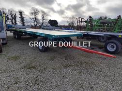 Bruneau PLATEAU FSL TRAINE LOURD 6 roues 12.40 TD