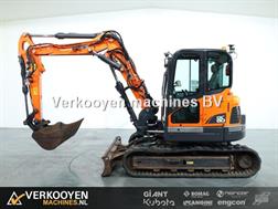 Doosan DX80R + Topcon GPS X53i 3D GPS systeem