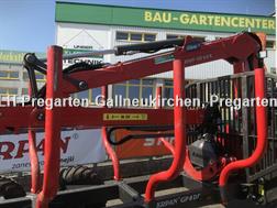 Krpan Forstanhänger GP 8 DF + Forstkran 7,60-m