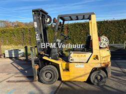 Tcm FG15N17T 1.5 ton LPG heftruck triple mast