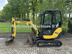 Yanmar SV18 Minigraver + 3 bakken
