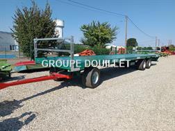 Bruneau PLATEAU FSL TRAINE LOURD 6 roues 12.40 TD