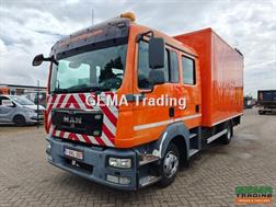 Man TGL 10.180 4x2 DubbeleCab Euro5 - 4,3m AluBox - Fu
