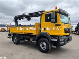 Man TGM 13.290 4x4 Hiab 9 Tonmeter laadkraan Just 222.