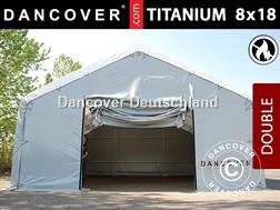 Divers Lagerzelt 8x18x3x5 m Lagerhalle Zelthalle