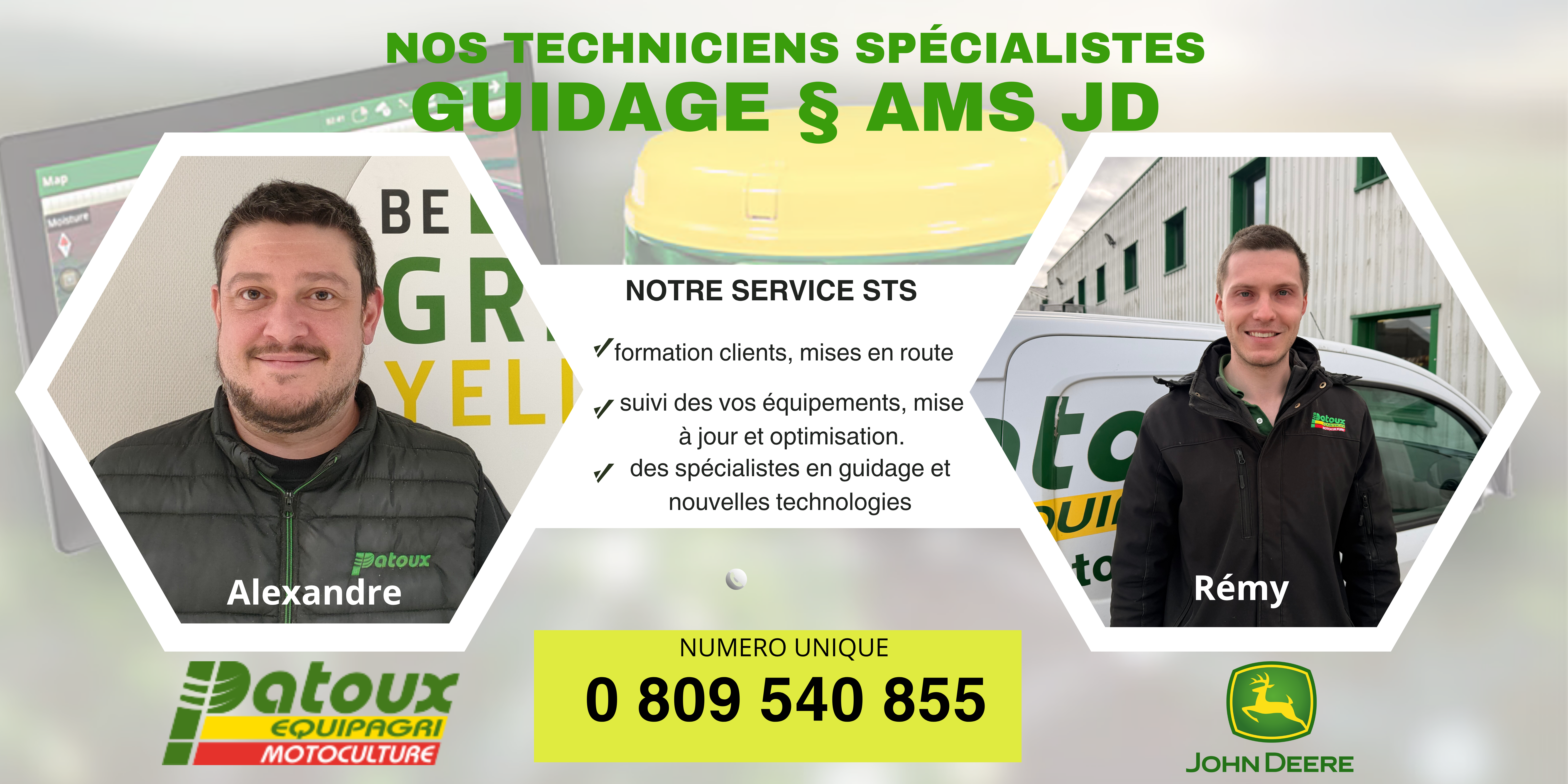 L'agriculture de precision par John Deere et Patoux Equipagri