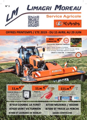 MAILING AGRICOLE PRINTEMPS 2019