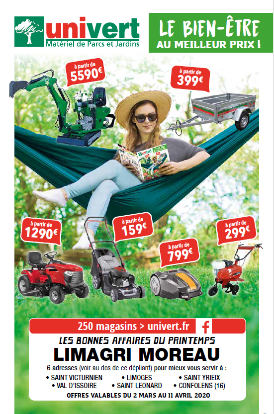 Dépliant promotionnel UNIVERT 2020