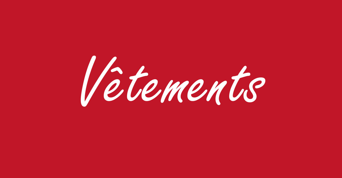 VÊTEMENTS
